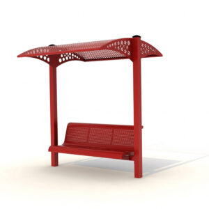 Bench w/Back & Shade