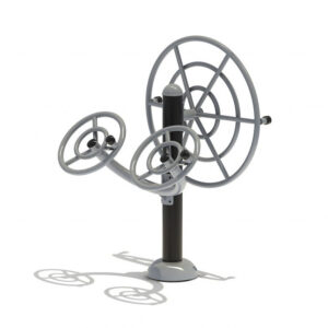 Accessible Stretching Wheel & Shoulder Rotator